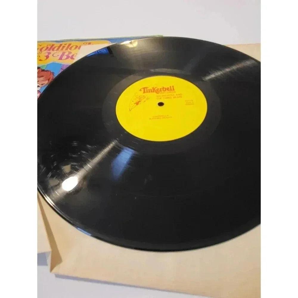 Vintage Tinkerbell Records Goldilocks And The 3 Bears Vinyl LP Rare Version - Picture 5 of 7